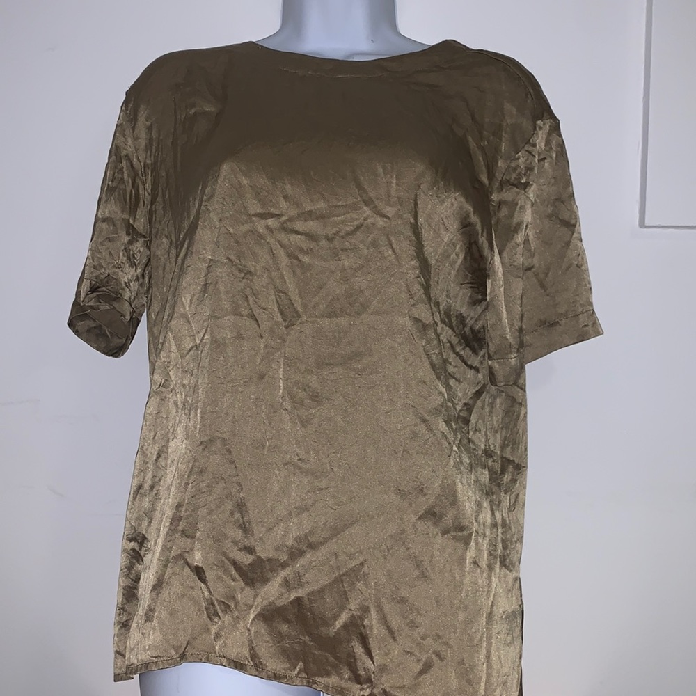 Gold Silk Top